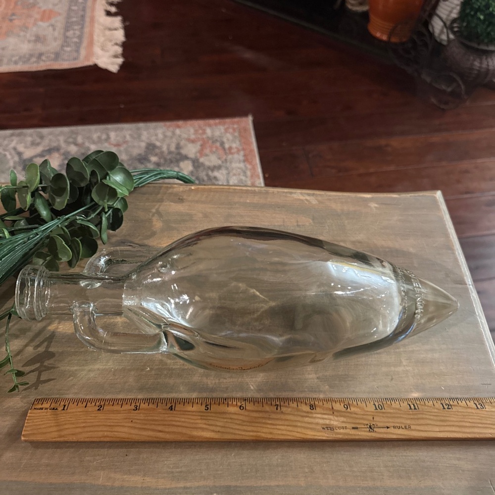 Vintage Hand Crafted Shonfelds USA Decanter. 13 Inches.